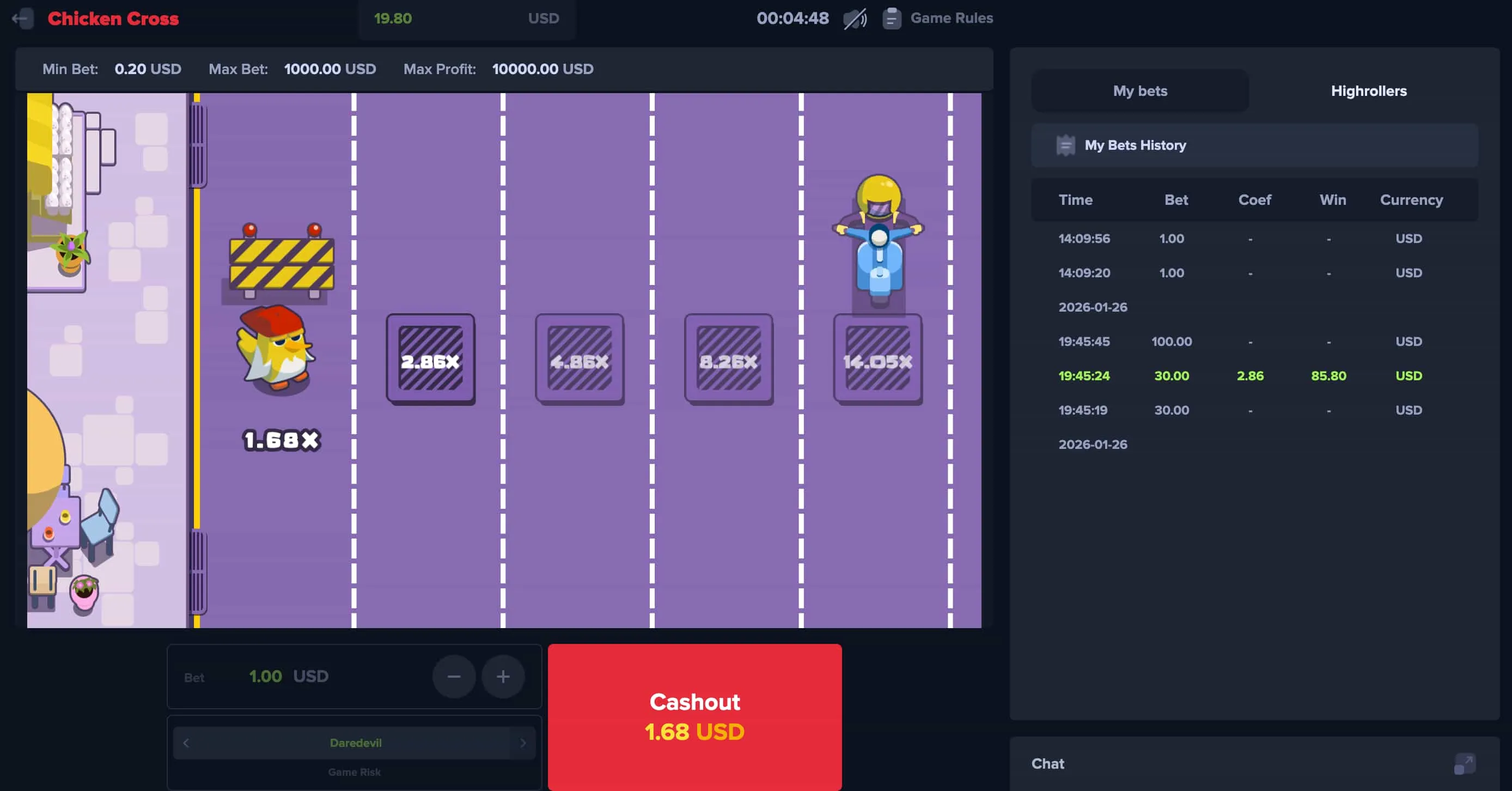Versione Dimostrativa Gratuita di Chicken Cross Versione Dimostrativa Gratuita di Chicken Cross